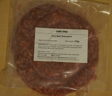 Pure Beef Boerewors