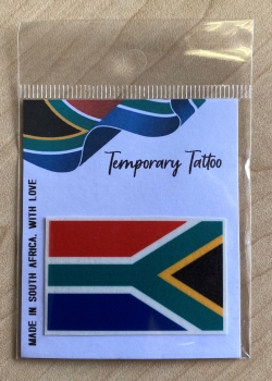 Thinkin' Skin SA Flag Temp Tattoo